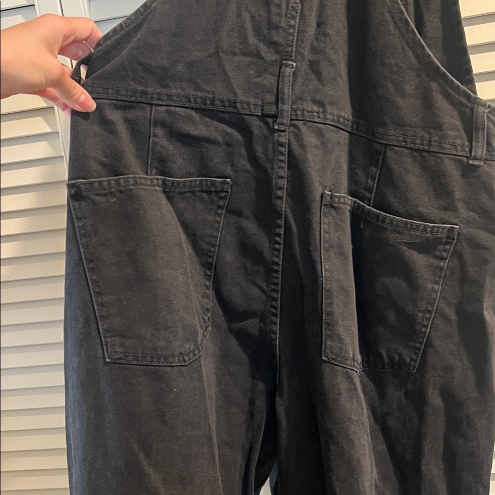 Free People Black Denim Overalls - Picture 12 of 13